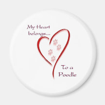 Poodle Heart Belongs