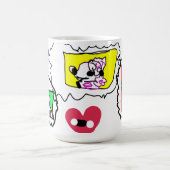 Poodle heart  kaffeetasse (Mittel)