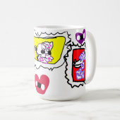 Poodle heart kaffeetasse (VorderseiteRechts)