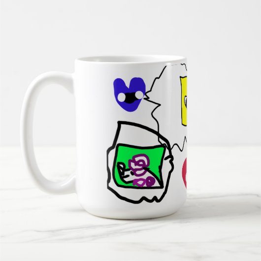 Poodle heart  kaffeetasse (Links)