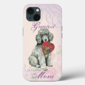 Poodle Heart Mama Case-Mate iPhone Hülle (Rückseite)