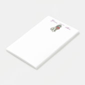 Poodle Heart Mama Post-it Klebezettel (angewinkelt)