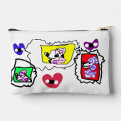 Poodle heart zubehörtasche (Rückseite)