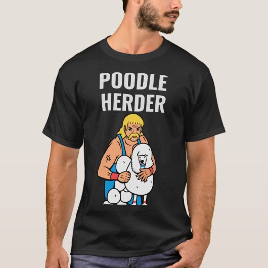 Poodle Herder T-Shirt (Vorderseite)