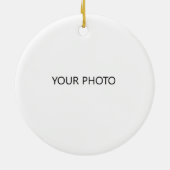 Poodle Holiday FOTO Ornament (Hinten)