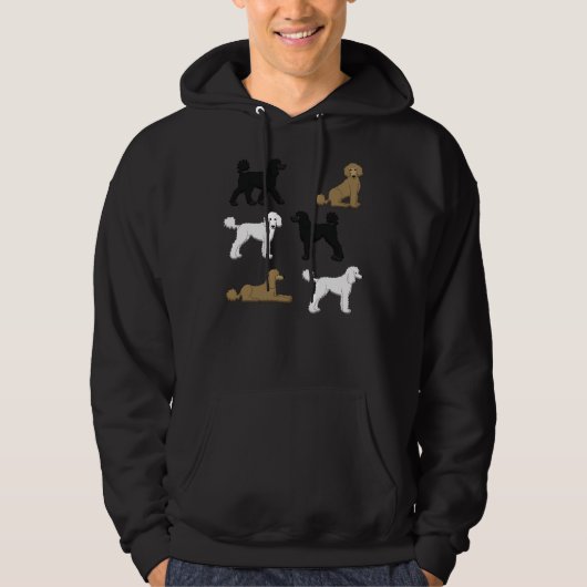 Poodle Hoodie (Vorderseite)