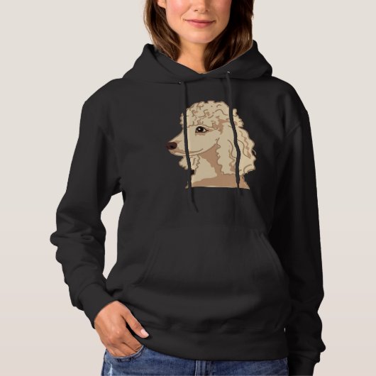 Poodle Hoodie (Vorderseite)