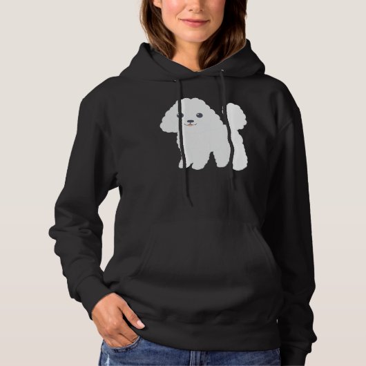 Poodle Hoodie (Vorderseite)