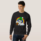 Poodle Hund 1 Sweatshirt (Vorne ganz)