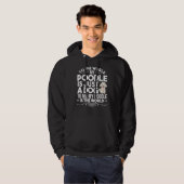 Poodle Hund Hoodie (Vorne ganz)