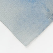 Poodle Hund in Sledge Lass es Schnee Weihnachten Fleecedecke (Ecke)