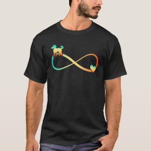 Poodle Hund Unendliche Liebe Herzendlosigkeit Symb T-Shirt