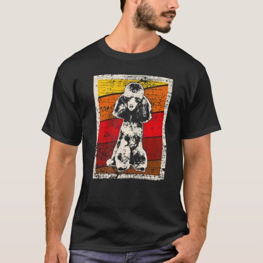 Poodle Hunde Rasse 32 T-Shirt (Vorderseite)