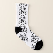 Poodle-Hundsocken Socken (Rechts - Außen)