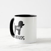 Poodle I hat Normen Tasse (Vorderseite Links)