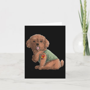 Poodle I Liebe Mama Tattoo Hundeshirt Mothers D Karte