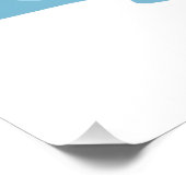 Poodle Ice Skater Poster (Ecke)