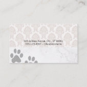 Poodle Icons | Tierhaltung Visitenkarte (Rückseite)