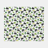 Poodle im Park Fleecedecke (Vorderseite (Horizontal))