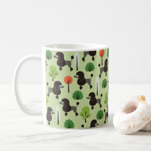 Poodle im Park Kaffeetasse