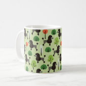 Poodle im Park Kaffeetasse (Vorderseite Links)