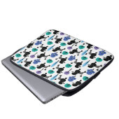 Poodle im Park Laptopschutzhülle (Vorne Knopf)