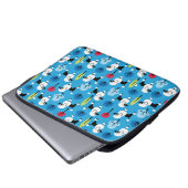 Poodle im Park Laptopschutzhülle (Vorne Knopf)