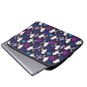 Poodle im Park Laptopschutzhülle (Vorne Knopf)