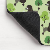 Poodle im Park Mousepad (Ecke)