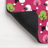 Poodle im Park Mousepad (Ecke)