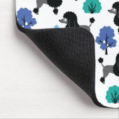 Poodle im Park Mousepad (Ecke)