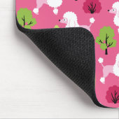 Poodle im Park Mousepad (Ecke)
