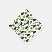 Poodle im Park Serviette (Ecke)