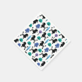 Poodle im Park Serviette (Ecke)