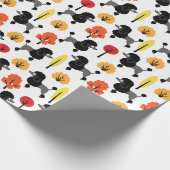 Poodle im Park Wrapping Paper Geschenkpapier (Ecke)