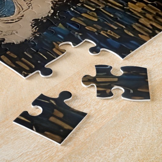 Poodle in der Sternennacht Puzzle (Seite)