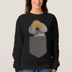 Poodle in meinem Pocket Geschenk für Hundebesitzer Sweatshirt