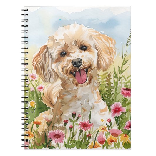 Poodle Journal – Notizen für Hundemütter Notizblock (Vorderseite)