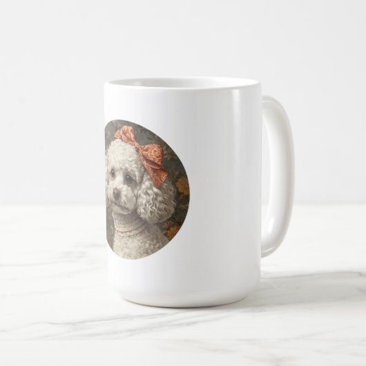 Poodle Kaffeetasse (VorderseiteRechts)