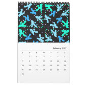 Poodle Kalendermuster Kalender (Feb 2027)