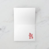 Poodle-Karte Karte (Innenseite)