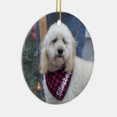 Poodle Keramik Ornament (Rechts)