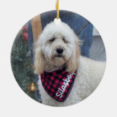 Poodle Keramik Ornament (Hinten)