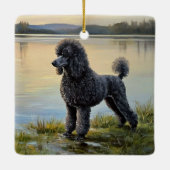 Poodle Keramikornament (Rückseite)