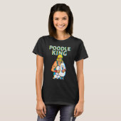 Poodle King Mullet Time Business In Front Party In T-Shirt (Vorne ganz)