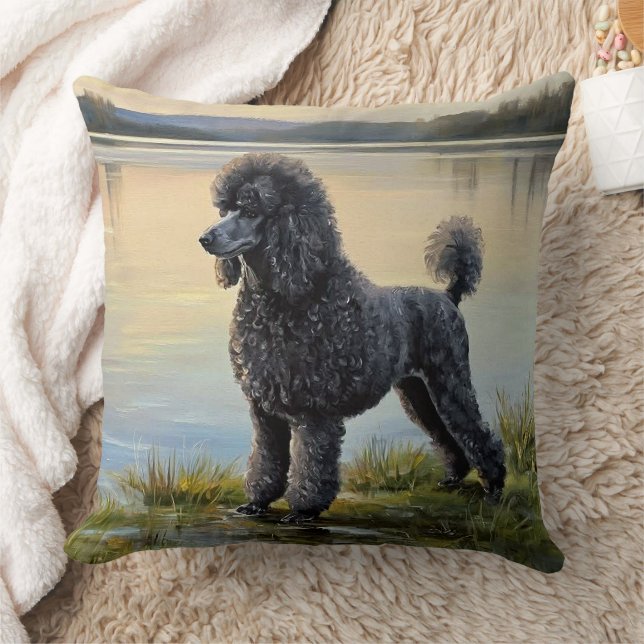 Poodle Kissen (Decke)