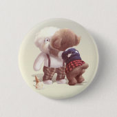 Poodle Kisses Button (Vorderseite)