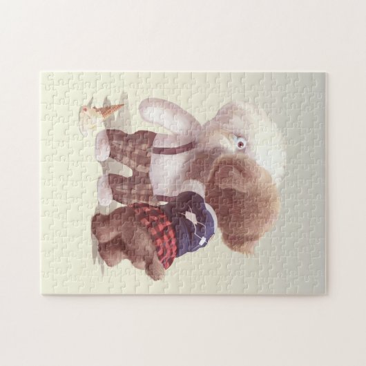 Poodle Kisses Jigsaw Puzzle (Horizontal)