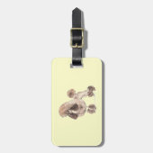 Poodle — Koat anzeigen Gepäckanhänger (Vorderseite vertikal)