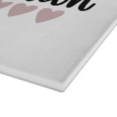 Poodle Koch Liebe & Bacon Schneidebrett (Ecke)